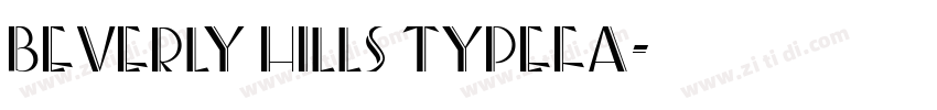 beverly hills typefa字体转换